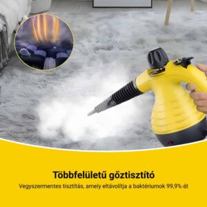 Alternative view of STEAMY® Nyomás alatti levegős gőztisztító – Minden az egyben 9 exkluzív tartozékkal