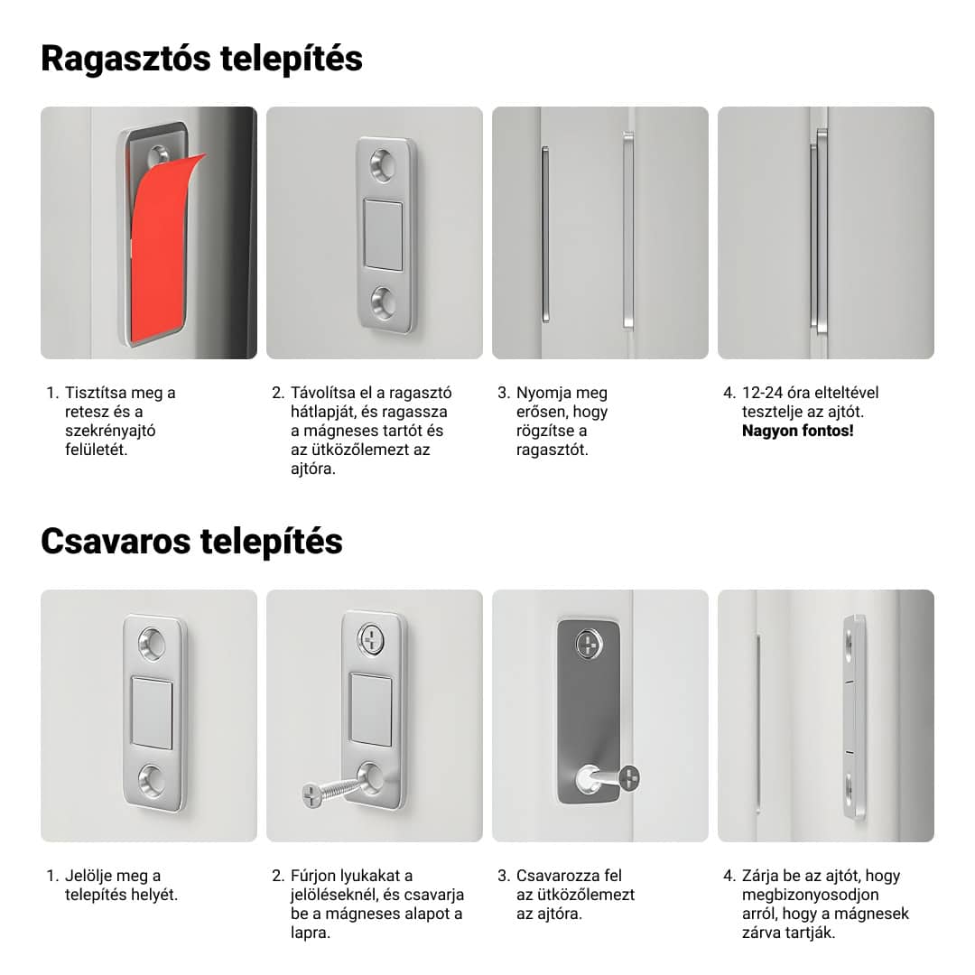 MAGRIP™ – Láthatatlan Mágnesek Szekrényajtókhoz (4+4 INGYEN) - Image 6
