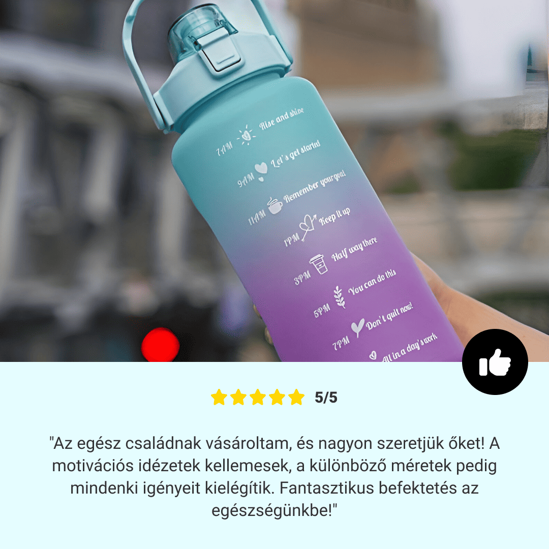 AquaTrio™ 3 az 1-ben motivációs vizespalack - Image 6
