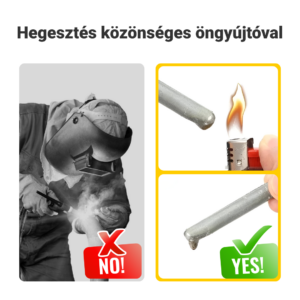 Alternative view of BRAZERODS™ – Alumínium Hegesztő és Forrasztó Pálcák (3+3 INGYENES!)