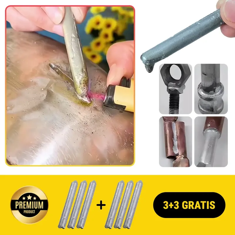 BRAZERODS™ – Alumínium Hegesztő és Forrasztó Pálcák (3+3 INGYENES!)