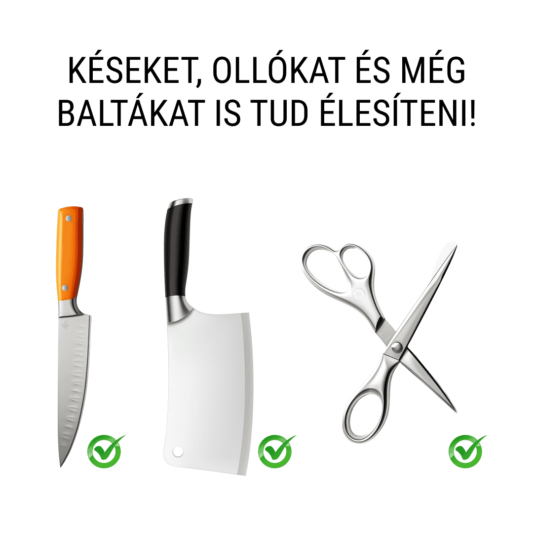 RAZORKNIFE – elektromos késélező tökéletesen éles késekhez másodpercek alatt - Image 3