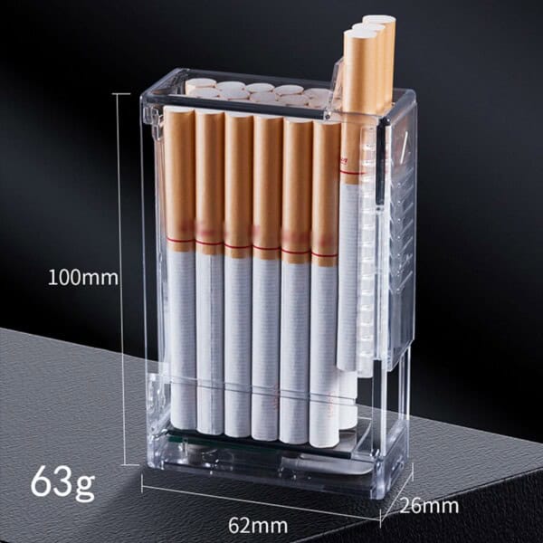 AKRIL CIGARETTATARTÓ ÖNGYÚJTÓVAL™ ELEKTROMOS ÖNGYÚJTÓ - Image 3