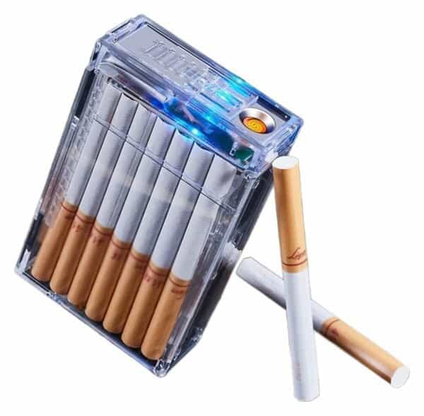 AKRIL CIGARETTATARTÓ ÖNGYÚJTÓVAL™ ELEKTROMOS ÖNGYÚJTÓ - Image 5