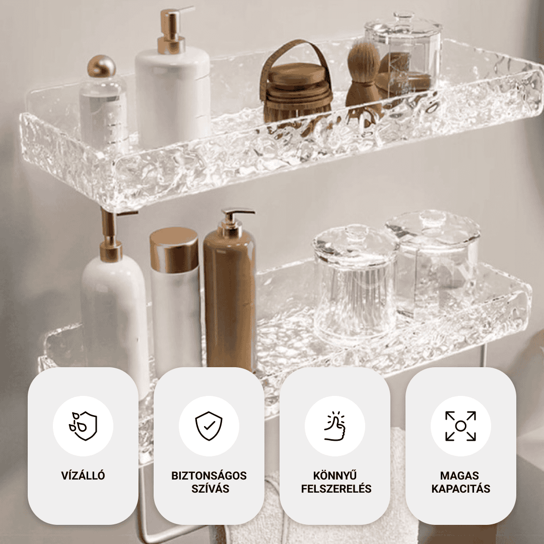 Lotion Rack™ egy fürdőszobai polc, amely fúrás nélkül rögzíthető - Image 6