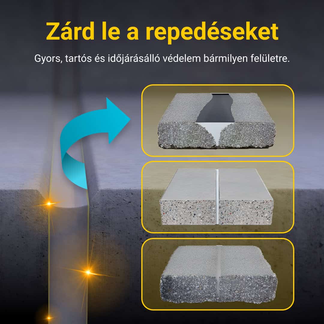 RHINOFIX GroutFlex – Folyékony gumi tömítőanyag repedésekhez, szivárgásokhoz és vízszigeteléshez (különböző méretekben kapható) - Image 2
