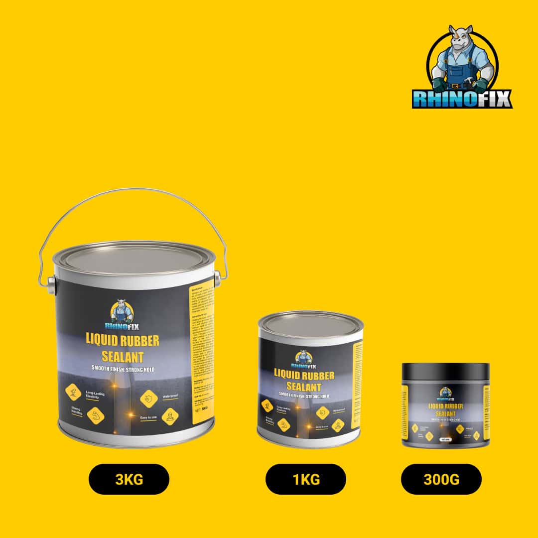 RHINOFIX GroutFlex – Folyékony gumi tömítőanyag repedésekhez, szivárgásokhoz és vízszigeteléshez (különböző méretekben kapható) - Image 6