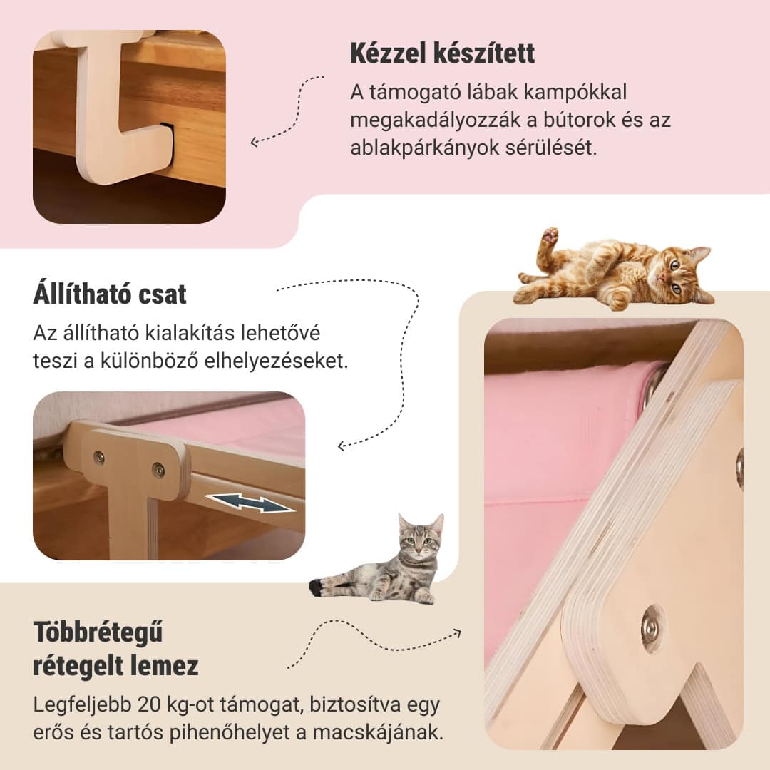 Ágy a macskának az ágy mellett KittyNap™ - Image 5