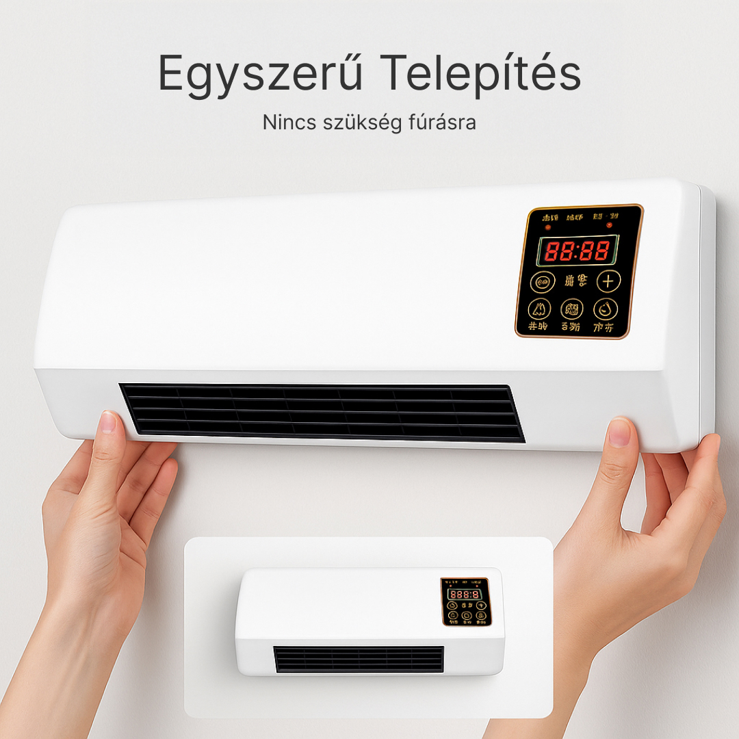 Enchantia – Ventilátor Fűtési és Szellőztetési Funkcióval, Szerszám Nélküli Összeszerelés - Image 3