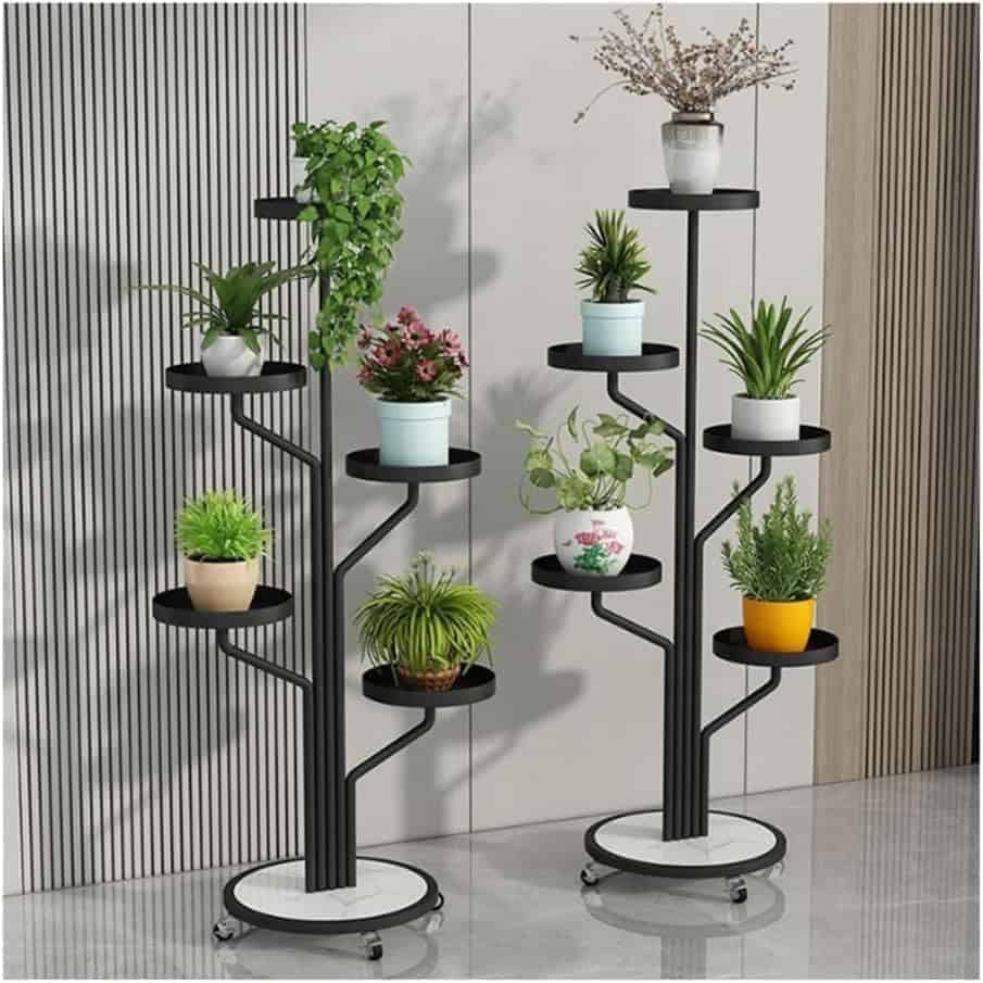 Floro™ - Elegáns, 5 szintes növénytartó kerekekkel - Image 4