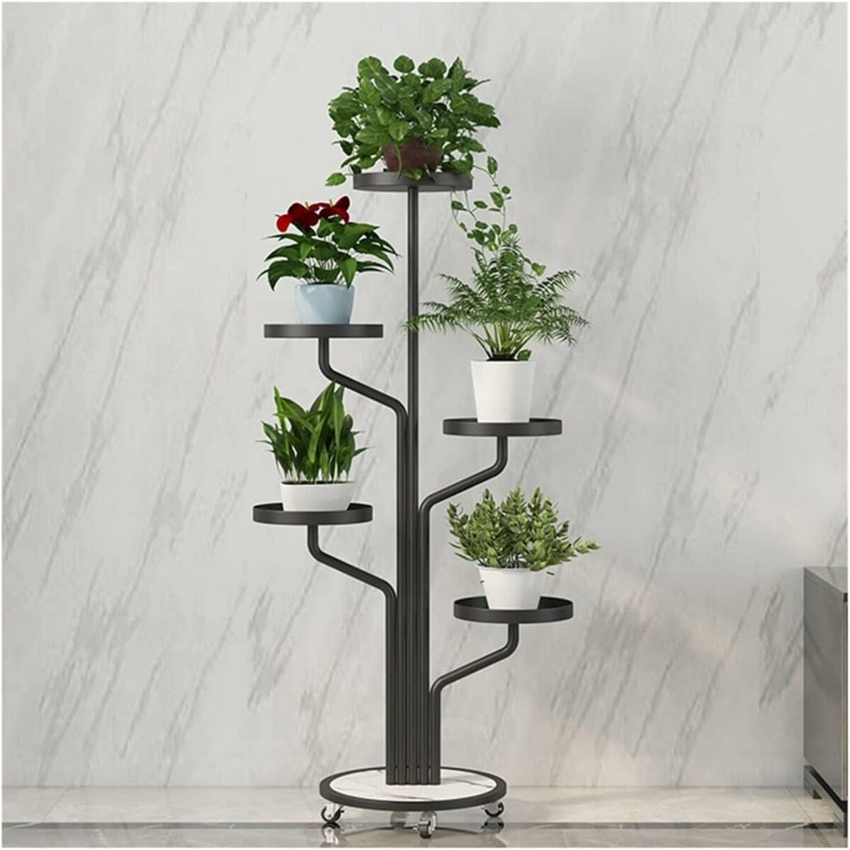 Floro™ - Elegáns, 5 szintes növénytartó kerekekkel - Image 6