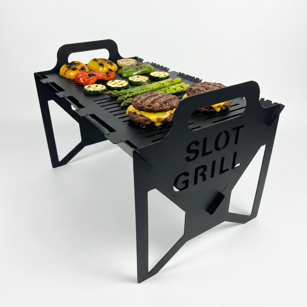 Grillix™ - Hordozható összecsukható acél barbecue - Image 6