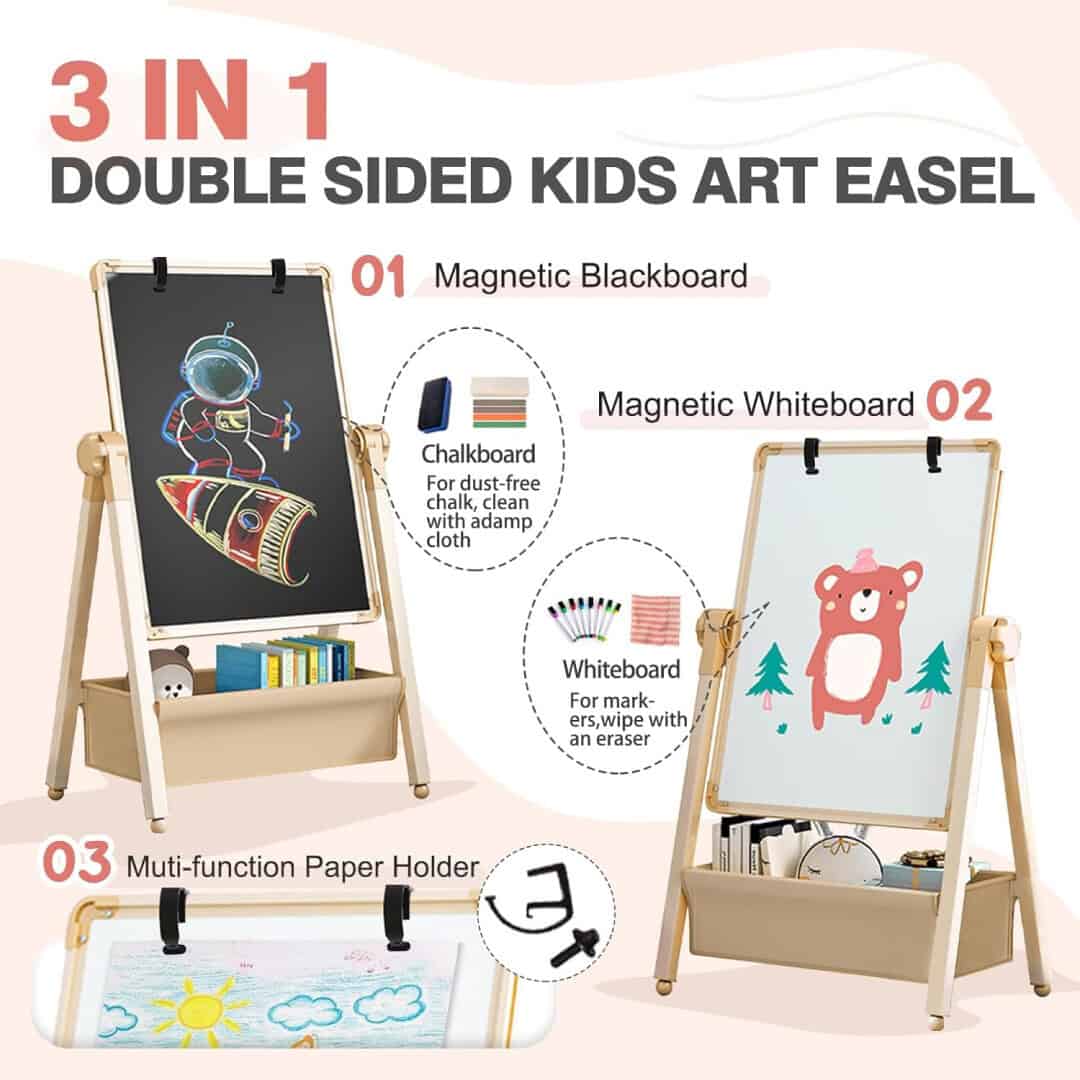 ArtBoard™ – Állítható Művészeti Állvány Gyerekeknek - Image 5
