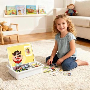 Alternative view of FaceBoard™ – Mágneses Arc Puzzle Tábla