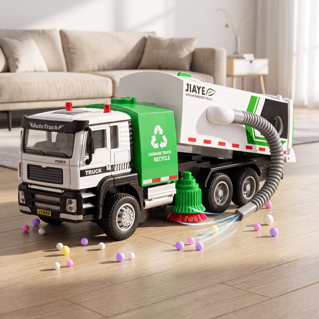 GarbageTruck™ – Tartálykocsi szívóberendezéssel, hangokkal és fényekkel - Image 4